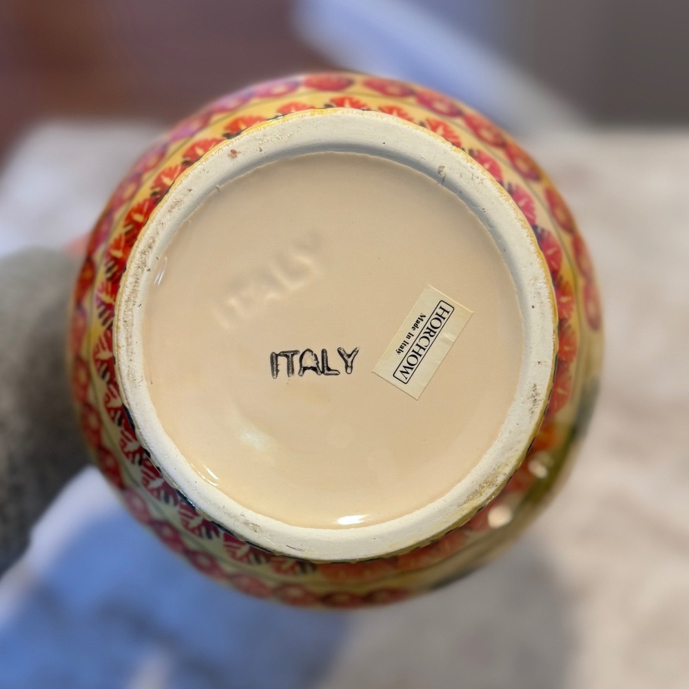 ⬇️💰⬇️Vintage Set of 3 Horchow Hand Painted Tuscan Rooster-inspired Canisters - Picture 11 of 16